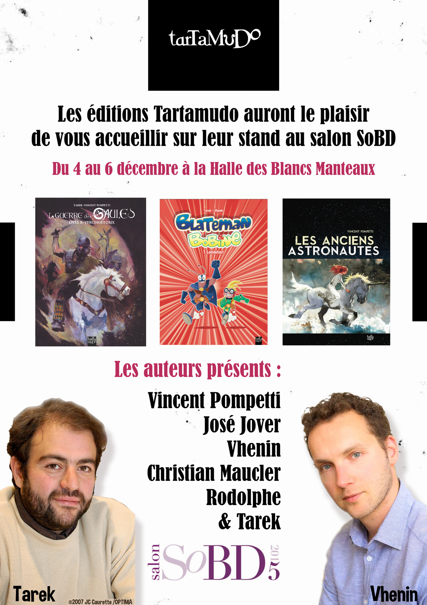 Blateman & Bobine signeren op het SoBD Festival (Parijs)