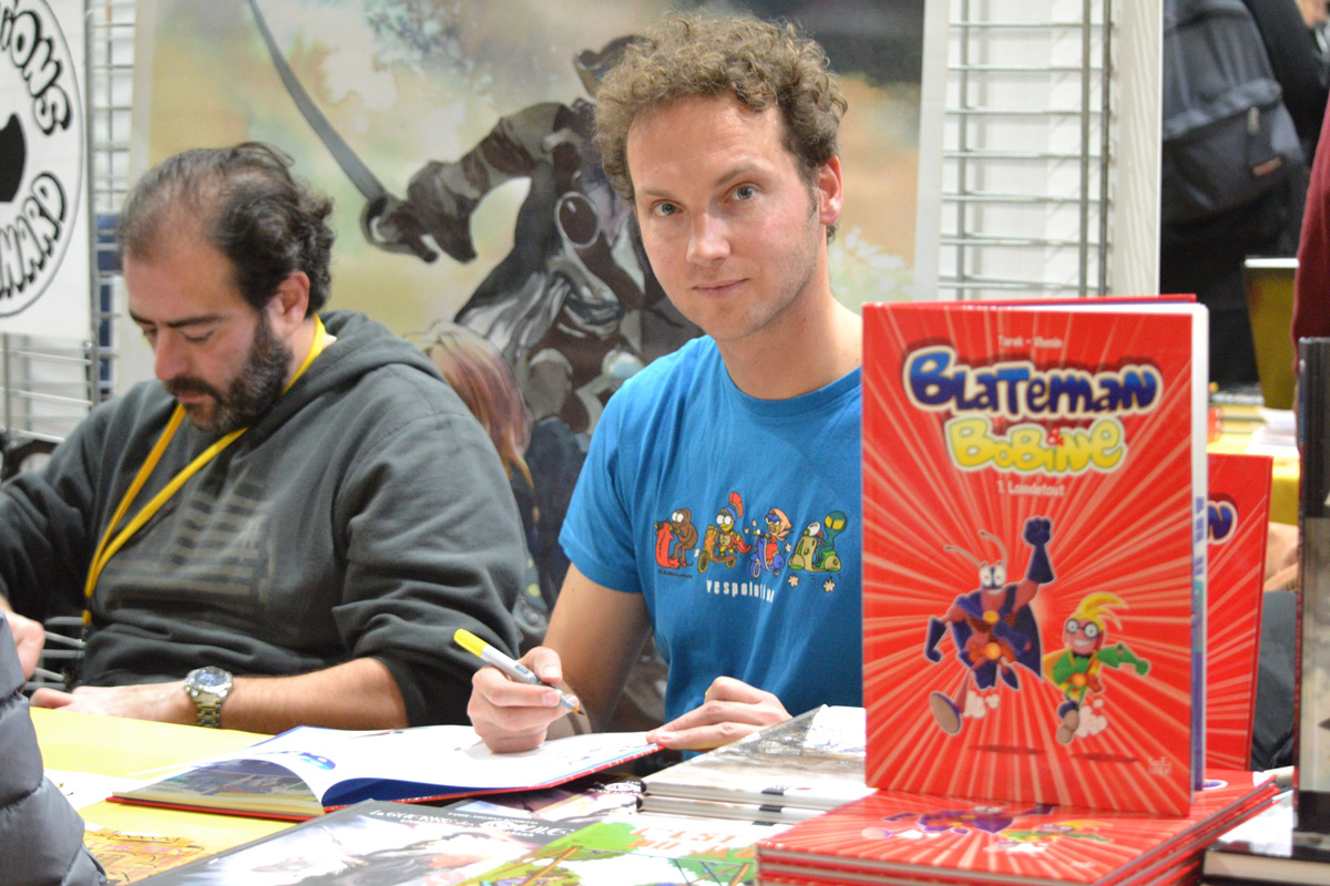 Souvenirs de la Dédicace « Blateman & Bobine » à SoBD 2015 – salon de la BD à Paris