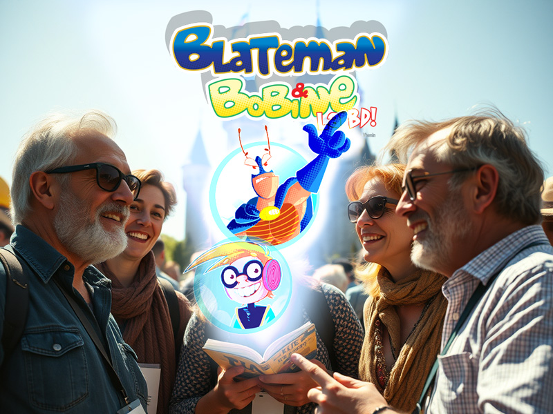 Blateman & Bobine au Festival BD de Bulles en Bulles // Hotton (B) – 24 août 2025